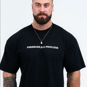 RARE Pressure is a Privilege CBUM Chris Bumstead shirt NEW Size small